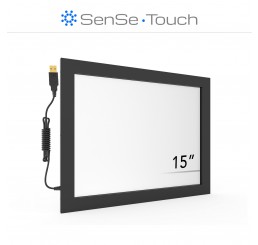 TOUCH FRAME INFRAVERMELHO 15" CLASSIC (4:3) - 10 TOUCH POINTS